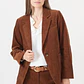 CHAQUETA CASUAL CUELLO SASTRE DE COTELE CAFÉ (TALLA M a XL) - Miniatura 3