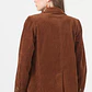 CHAQUETA CASUAL CUELLO SASTRE DE COTELE CAFÉ (TALLA M a XL) - Miniatura 5