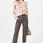 PANTALON STRAIGHT CAFÉ (TALLA 36 - 40 y 44) - Miniatura 1