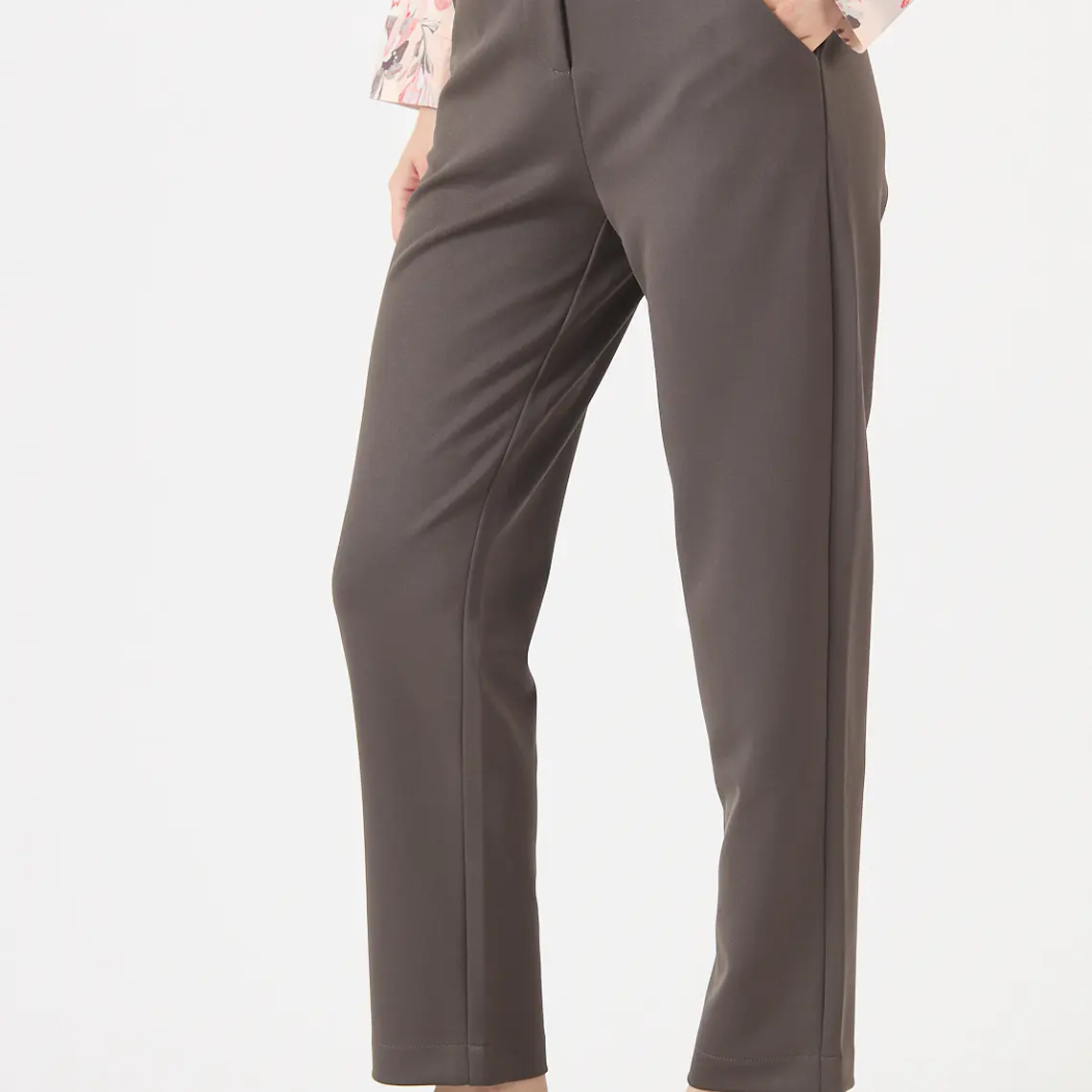 PANTALON STRAIGHT CAFÉ (TALLA 36 - 40 y 44) 3