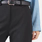 PANTALON STRAIGHT NEGRO (TALLA 36) - Miniatura 2