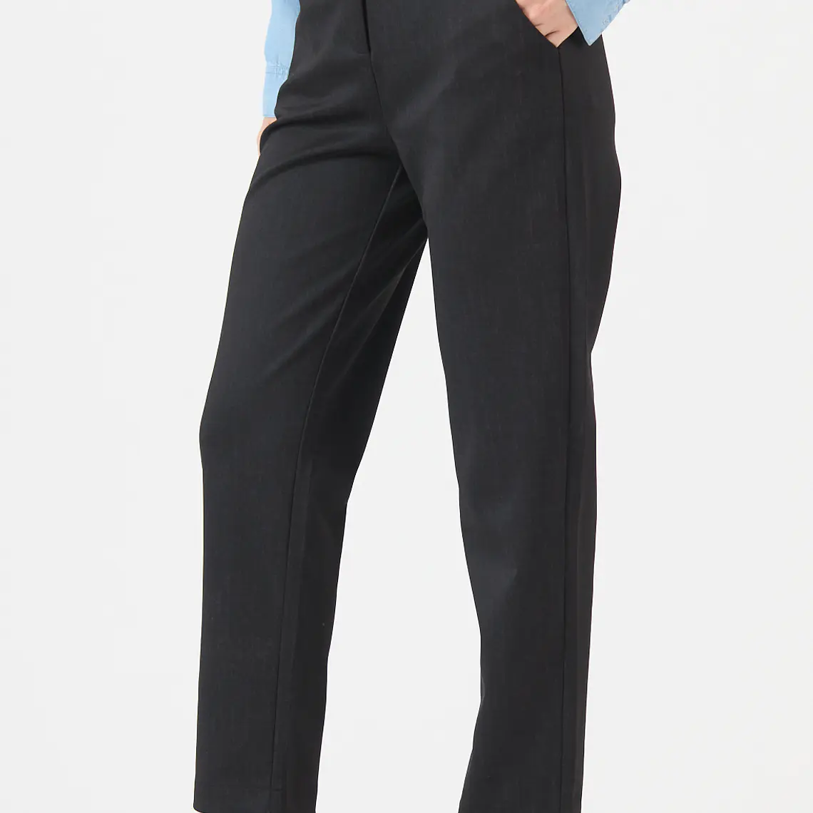 PANTALON STRAIGHT NEGRO (TALLA 36) 3