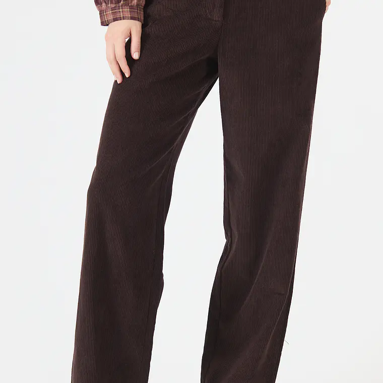 PANTALON STARIGHT DE COTELE CAFE MORO (TALLA 42) 2