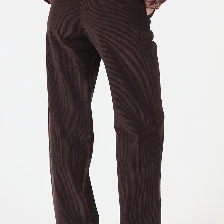 PANTALON STARIGHT DE COTELE CAFE MORO (TALLA 42) 4