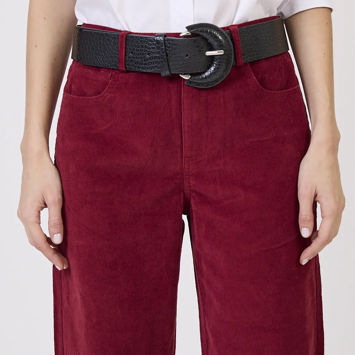 PANTALON STRAIGHT DE COTELE BURDEO (TALLA 42 a 44) 6