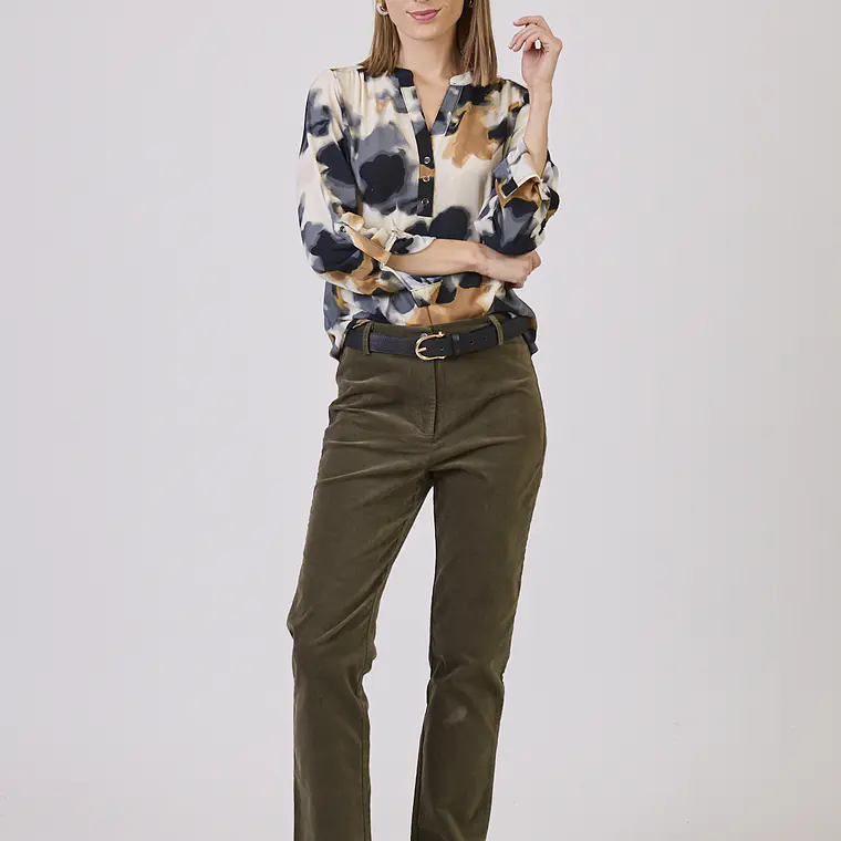 PANTALON STRAIGHT VERDE MILITAR (TALLA 40 a 44) 1