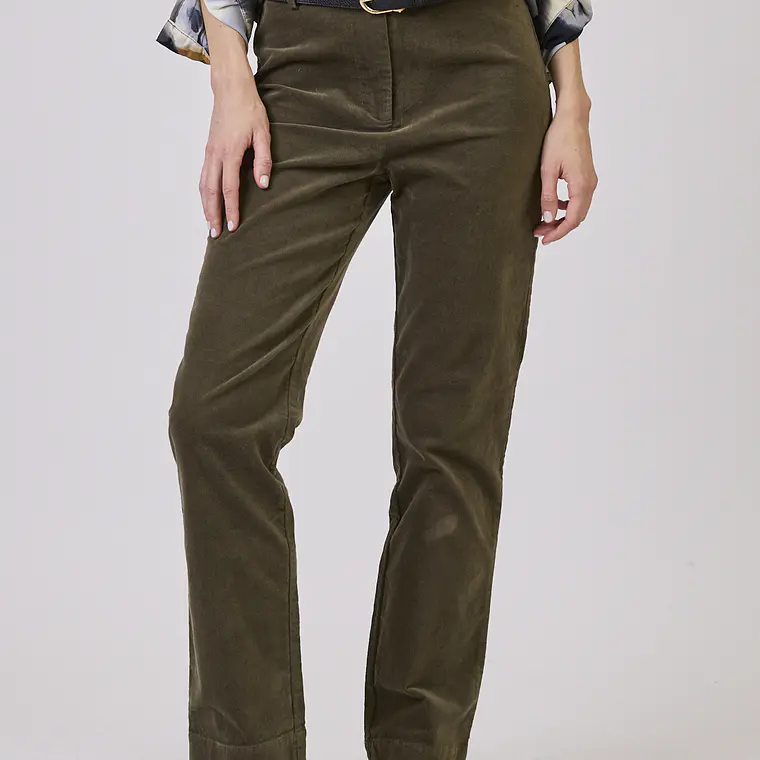 PANTALON STRAIGHT VERDE MILITAR (TALLA 40 a 44) 2