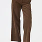 PANTALON WIDE LEG DE COTELE VERDE MUSGO (TALLA 42)  - Miniatura 3