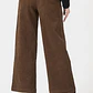 PANTALON WIDE LEG DE COTELE VERDE MUSGO (TALLA 42)  - Miniatura 5