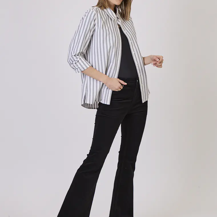 PANTALON TOP FLARE NEGRO (TALLA 36 a 42) 1