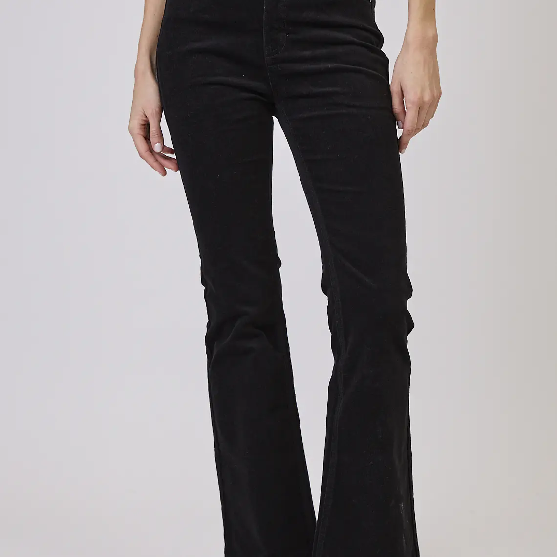 PANTALON TOP FLARE NEGRO (TALLA 36 a 42) 2