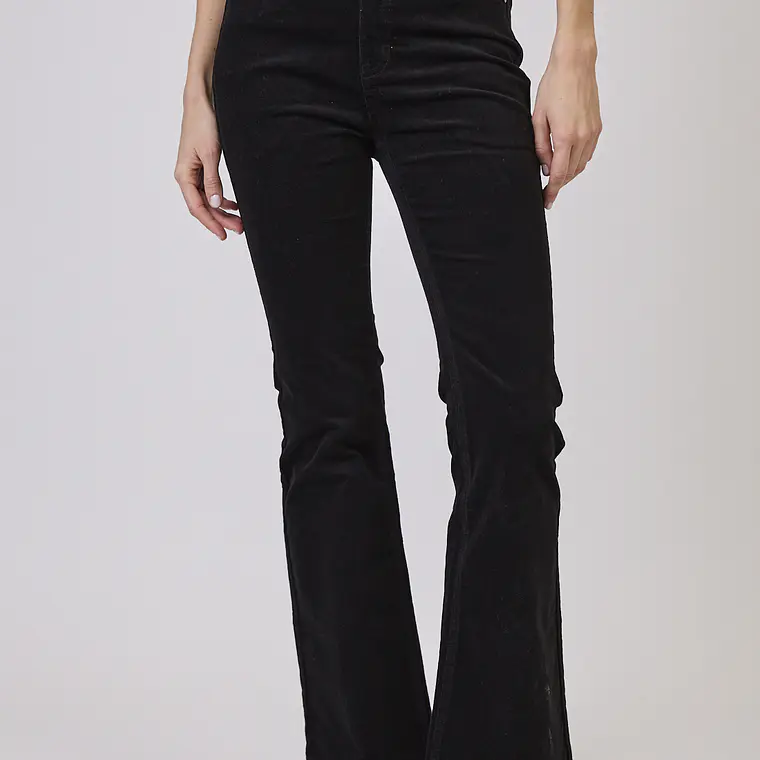 PANTALON TOP FLARE NEGRO (TALLA 36 a 42) 2