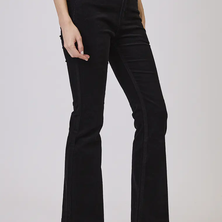 PANTALON TOP FLARE NEGRO (TALLA 36 a 42) 3