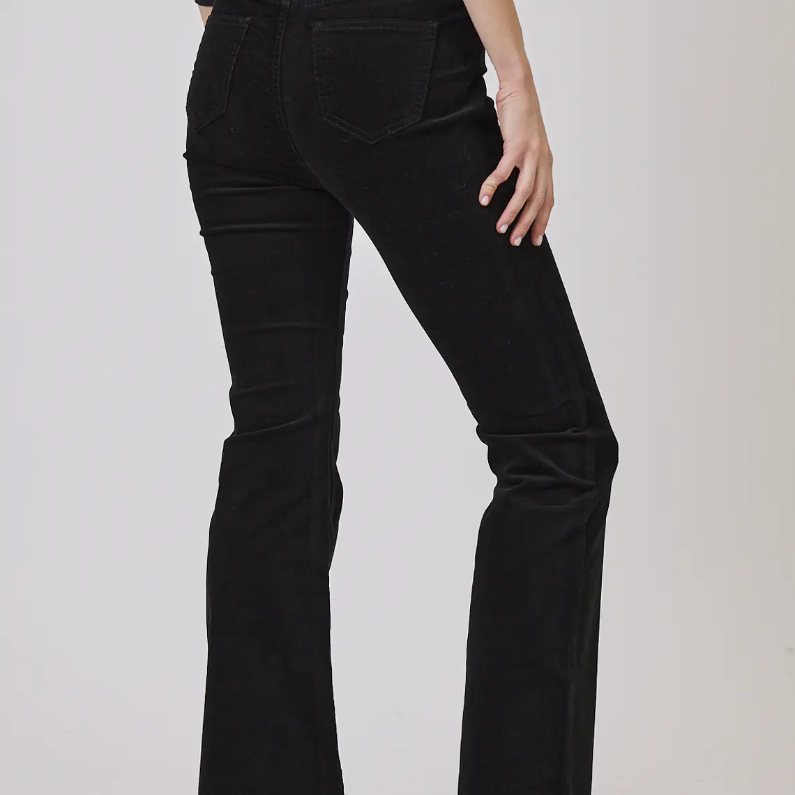 PANTALON TOP FLARE NEGRO (TALLA 36 a 42) 4