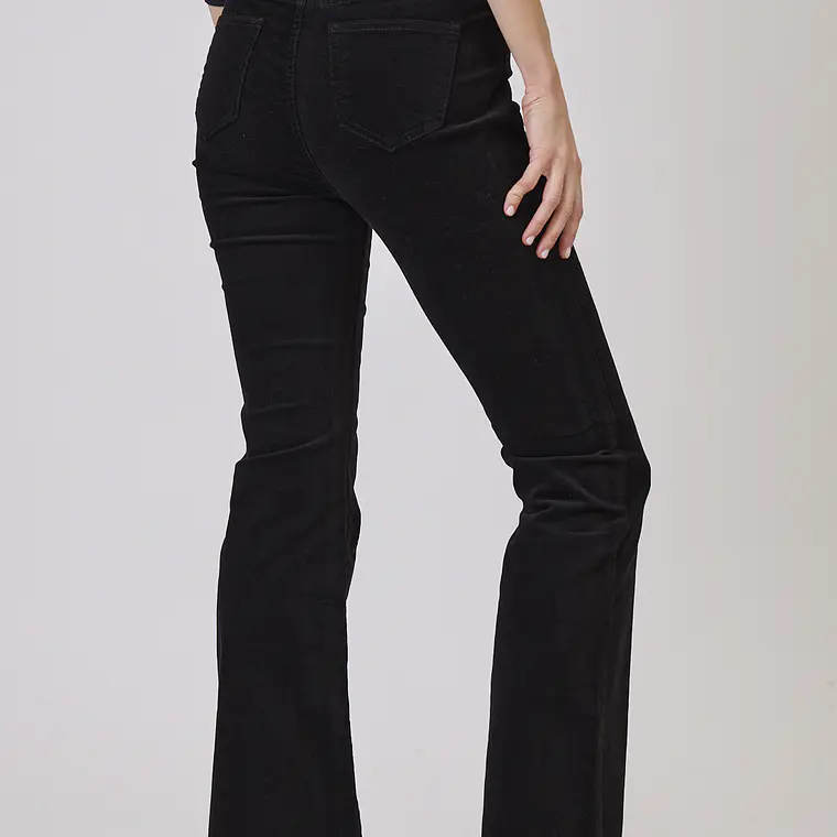 PANTALON TOP FLARE NEGRO (TALLA 36 a 42) 4