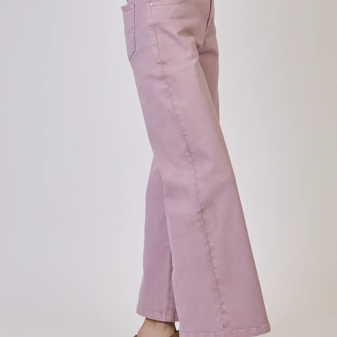 JEANS WIDE LEG ROSA (TALLA 42) 4