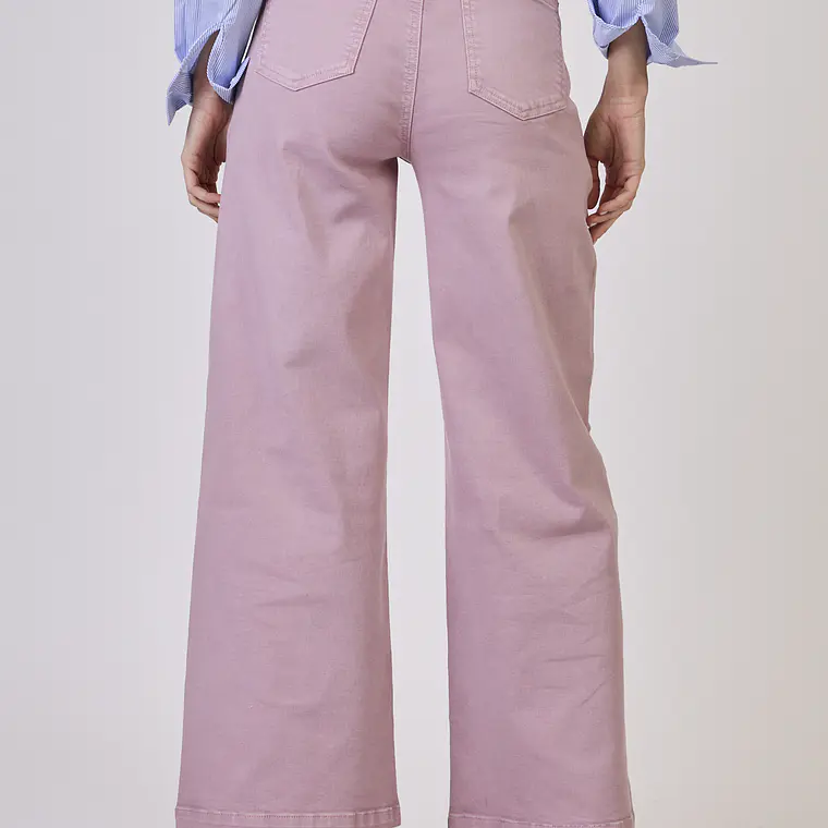 JEANS WIDE LEG ROSA (TALLA 42) 5