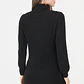 SWEATER CUELLO ALTO CON ALPACA COLOR NEGRO (TALLA S a XL) - Miniatura 3