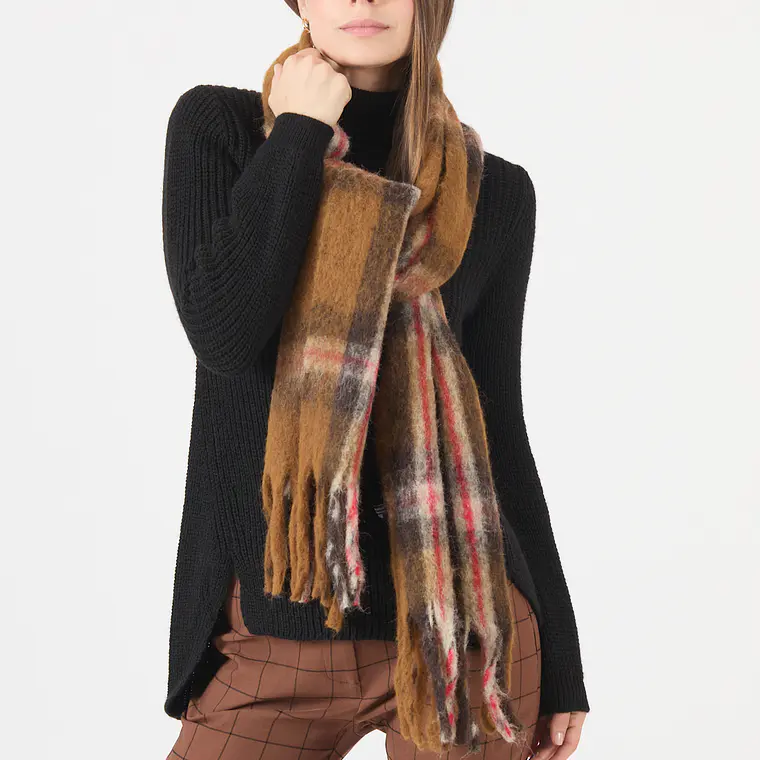 SWEATER CUELLO ALTO CON ALPACA COLOR NEGRO (TALLA S a XL) 4
