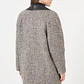ABRIGO CUELLO SASTRE CON LANA MELANGE NEGRO (TALLA S a XL) - Miniatura 5