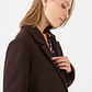 ABRIGO CASUAL CUELLO SASTRE COLOR CAFÉ (TALLA M a XL) - Miniatura 2