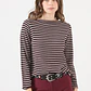 SWEATER CON ALPACA CON RAYAS NEGRO (TALLA S a XL) - Miniatura 4