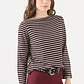 SWEATER CON ALPACA CON RAYAS NEGRO (TALLA S a XL) - Miniatura 1