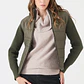 PARKA CUELLO ALTO COLOR VERDE (TALLA XL) - Miniatura 1