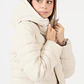PARKA CUELLO CON GORRO COLOR CRUDO (TALLA L) - Miniatura 2