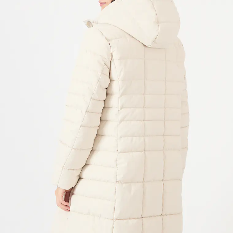 PARKA CUELLO CON GORRO COLOR CRUDO (TALLA L) 5