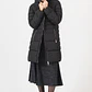 PARKA CUELLO CON GORRO COLOR NEGRO (TALLA S a L) - Miniatura 1