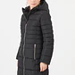 PARKA CUELLO CON GORRO COLOR NEGRO (TALLA S a L) - Miniatura 4