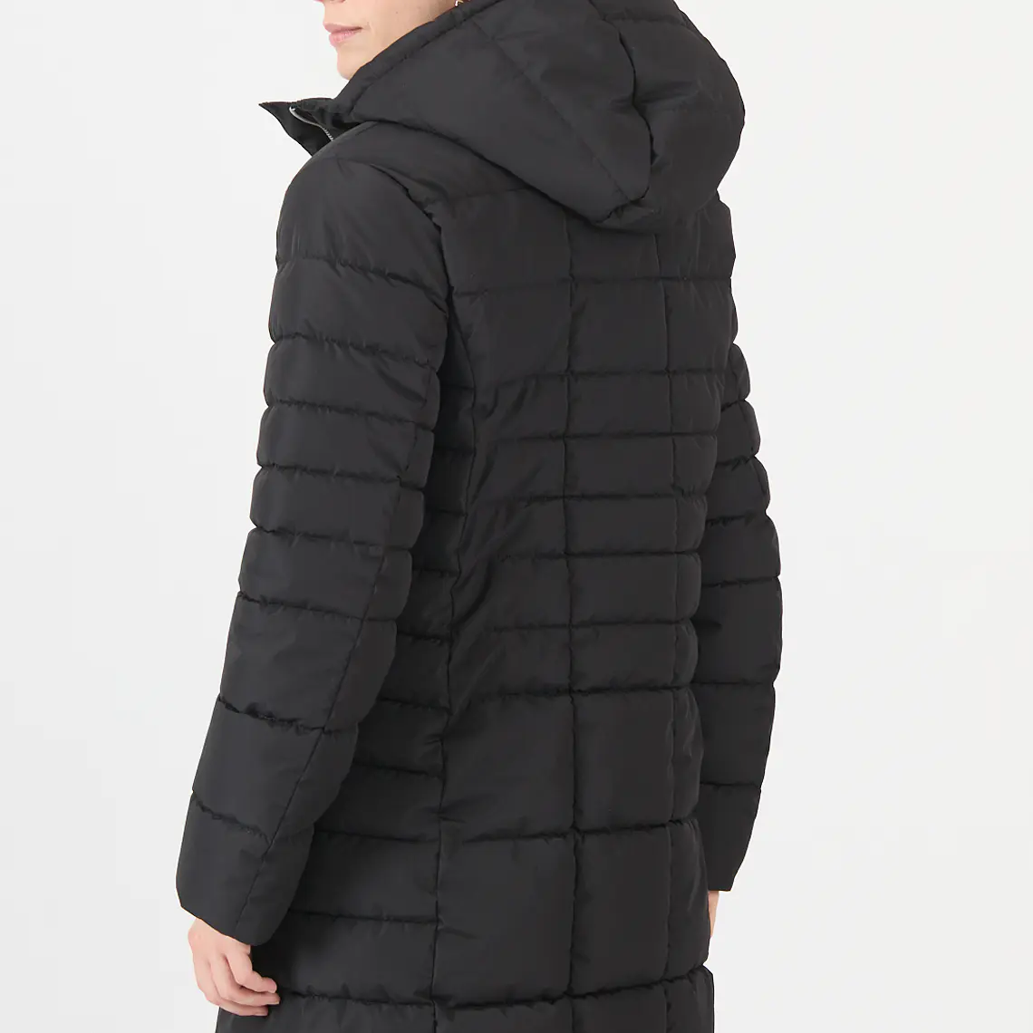 PARKA CUELLO CON GORRO COLOR NEGRO (TALLA S a L) 5