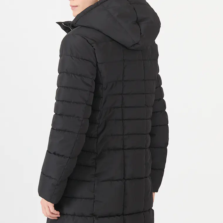 PARKA CUELLO CON GORRO COLOR NEGRO (TALLA S a L) 5