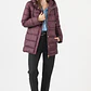 PARKA CUELLO CON GORRO COLOR BURDEO (TALLA S a L) - Miniatura 3