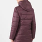 PARKA CUELLO CON GORRO COLOR BURDEO (TALLA S a L) - Miniatura 6