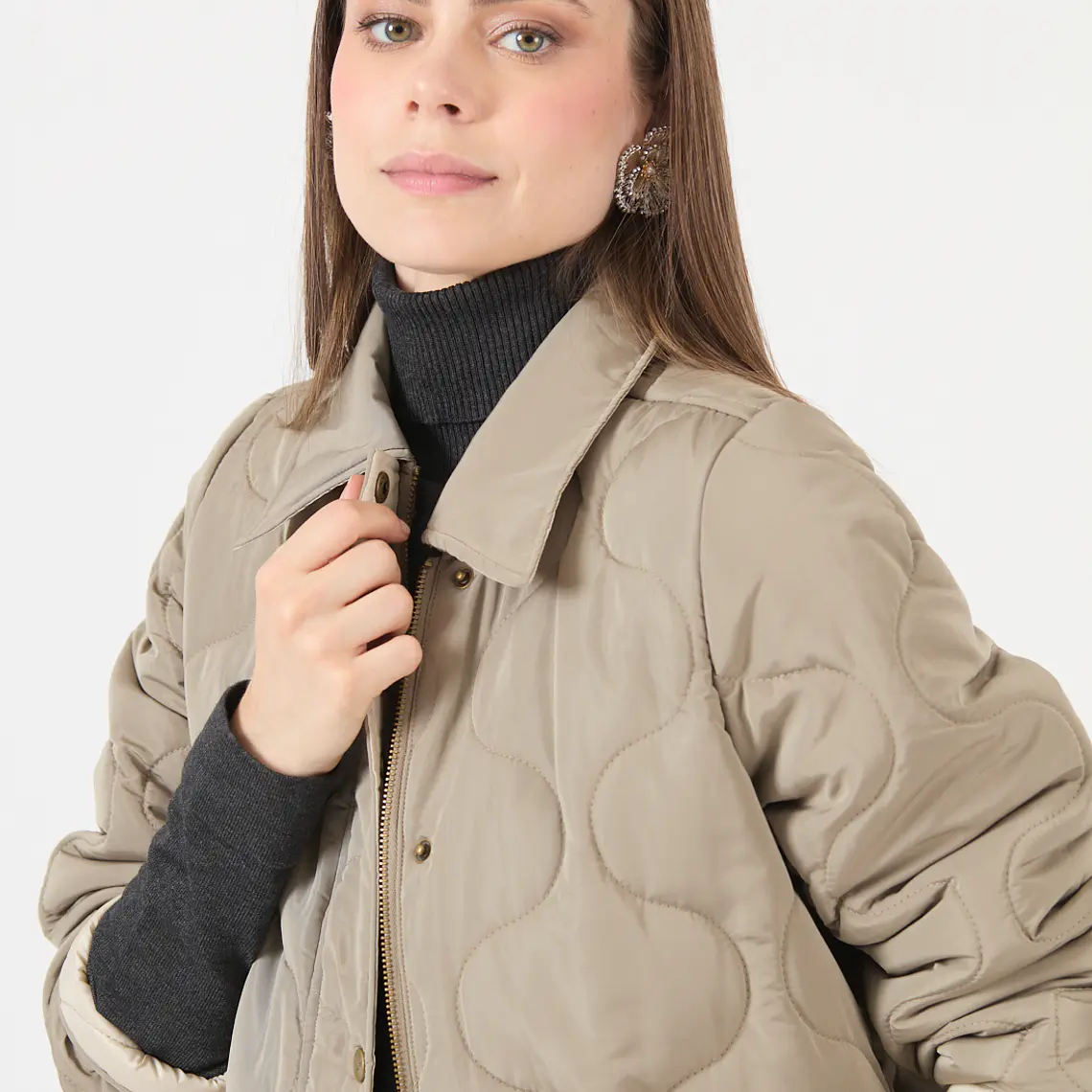 PARKA VERDE CASUAL (TALLA S a XL)  2