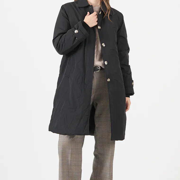 PARKA NEGRA CUELLO CAMISERO (TALLA S a XL)  1