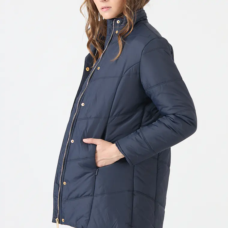 PARKA AZUL MARINO CUELLO ALTO (TALLA S a XL)  4