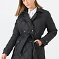 PARKA NEGRA CON LAZO  (TALLA S a XL) - Miniatura 4