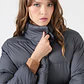PARKA GRIS OSCURO CUELLO ALTO (TALLA S a XL) - Miniatura 3