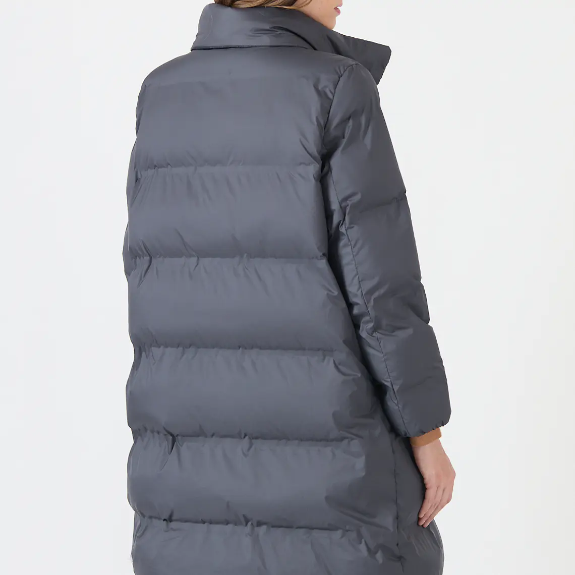 PARKA GRIS OSCURO CUELLO ALTO (TALLA S a XL) 5