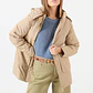 PARKA BEIGE CUELLO CON GORRO (TALLA M a XL) - Miniatura 2
