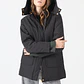 PARKA NEGRO CUELLO CON GORRO (TALLA S a XL) - Miniatura 1