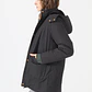 PARKA NEGRO CUELLO CON GORRO (TALLA S a XL) - Miniatura 4