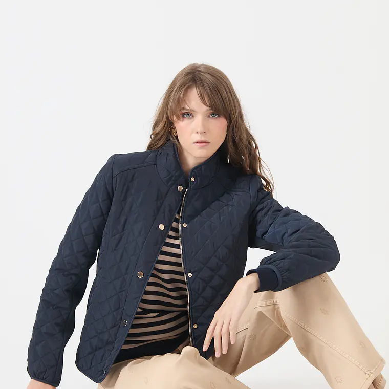 PARKA AZUL MARINO CUELLO MAO (TALLA S a XL) 2
