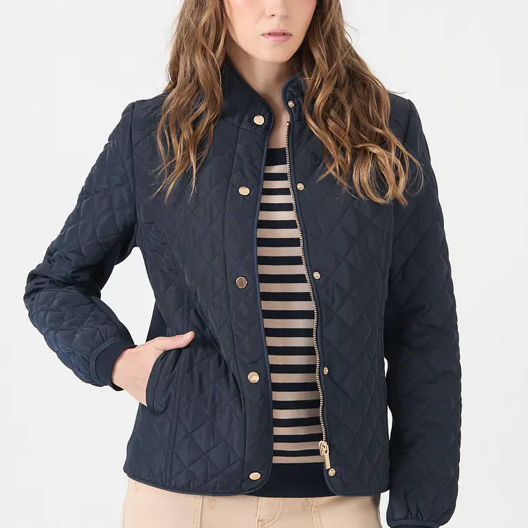 PARKA AZUL MARINO CUELLO MAO (TALLA S a XL) 1