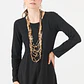 VESTIDO CUELLO REDONDO NEGRO (TALLA S a XL) - Miniatura 1