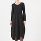 VESTIDO CUELLO REDONDO NEGRO (TALLA S a XL) - Miniatura 3