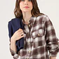 BLUSA CUADRILLE CAFÉ (TALLA S a XL) - Miniatura 2